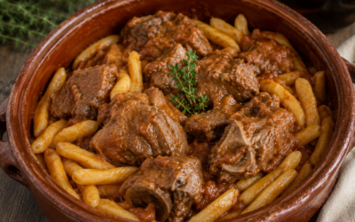 Braised lamb with sioufita