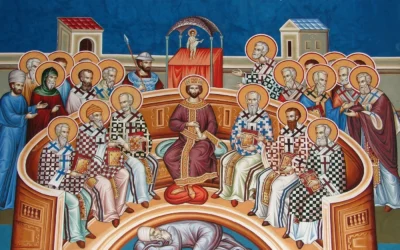 «ΤΑΣ ΜΥΣΤΙΚΑΣ ΤΟΥ ΠΝΕΥΜΑΤΟΣ ΣΑΛΠΙΓΓΑΣ, ΤΟΥΣ ΘΕΟΦΟΡΟΥΣ ΠΑΤΕΡΑΣ ΑΝΕΥΦΗΜΗΣΩΜΕΝ»