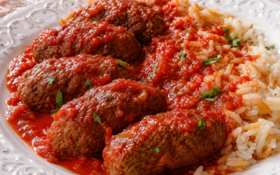 Smyrnaean Soutzoukakia in the Oven