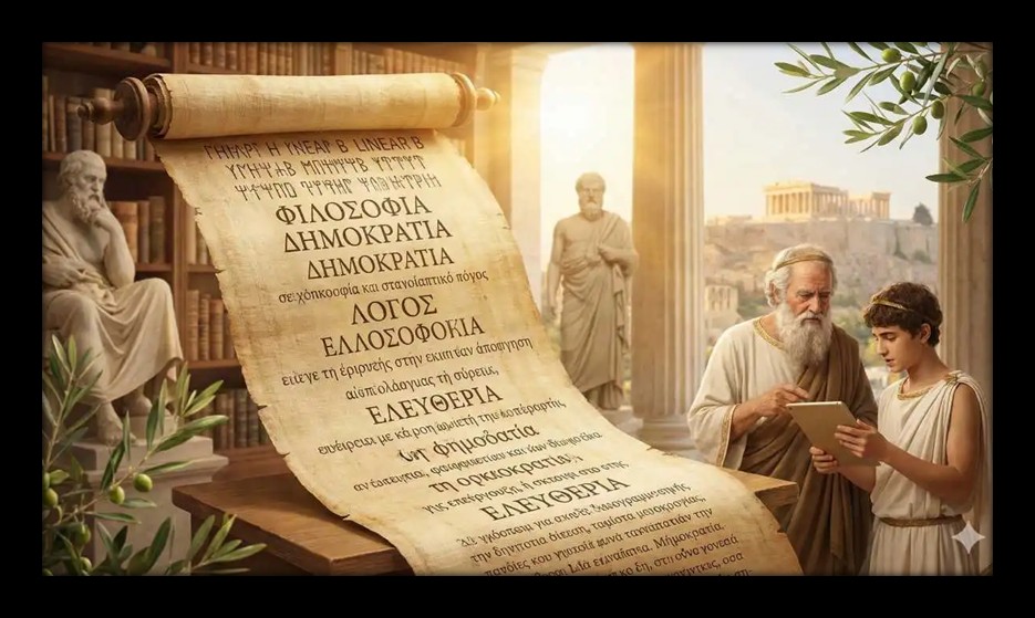 &Epsilon;&lambda;&lambda;&eta;&nu;&iota;&kappa;ή &Lambda;&alpha;&lambda;&iota;ά: &Eta; &laquo;&Tau;&rho;&omicron;&phi;ό&sigmaf; &tau;&omicron;&upsilon; &Pi;&alpha;&gamma;&kappa;ό&sigma;&mu;&iota;&omicron;&upsilon; &Pi;&nu;&epsilon;ύ&mu;&alpha;&tau;&omicron;&sigmaf;&raquo;