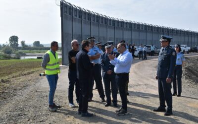Visit of the Minister of Citizen Protection, M. Chrysochoidis, to Evros
