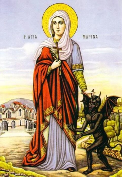 Αγία Μαρίνα,η παιδούλα που νίκησε τον διάβολο Αγία Μαρίνα,η παιδούλα που νίκησε τον διάβολο