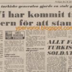 1974: Σουηδός δημοσιογράφος με Τούρκο στρατηγό στην Κερύνεια – «600 αιχμάλωτοι στην Τουρκία αρκούν» 10 1974: Σουηδός δημοσιογράφος με Τούρκο στρατηγό στην Κερύνεια – «600 αιχμάλωτοι στην Τουρκία αρκούν»