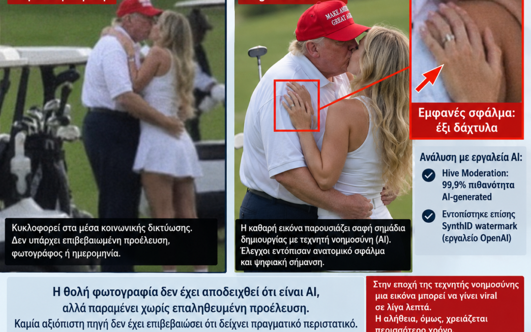 Η viral φωτογραφία του Ντόναλντ Τραμπ στο γκολφ: Τι γνωρίζουμε, τι είναι AI και τι παραμένει ανεπιβεβαίωτο