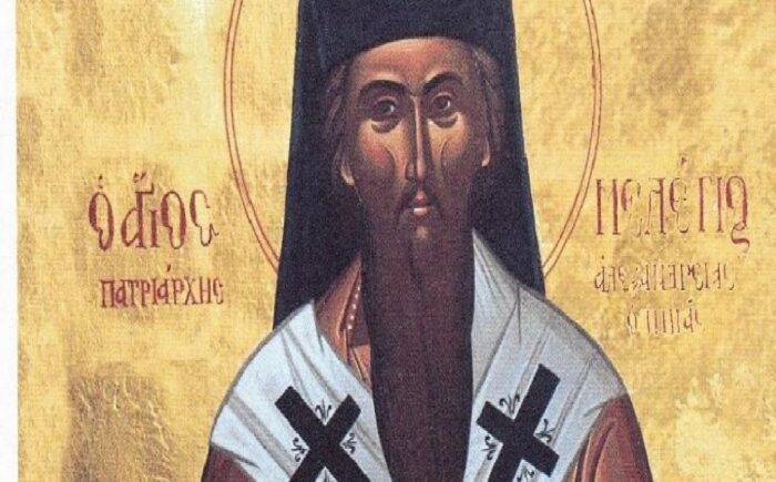 ΑΓΙΟΣ ΜΕΛΕΤΙΟΣ ΠΗΓΑΣ: Ο ΟΜΟΛΟΓΗΤΗΣ ΠΑΤΡΙΑΡΧΗΣ ΑΛΕΞΑΝΔΡΕΙΑΣ ΑΓΙΟΣ ΜΕΛΕΤΙΟΣ ΠΗΓΑΣ: Ο ΟΜΟΛΟΓΗΤΗΣ ΠΑΤΡΙΑΡΧΗΣ ΑΛΕΞΑΝΔΡΕΙΑΣ