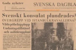 Σεπτεμβριανά 1955: Λεηλατήθηκε το σουηδικό προξενείο υπό τις κραυγές «Η Κύπρος είναι τουρκική» 2 unnamed